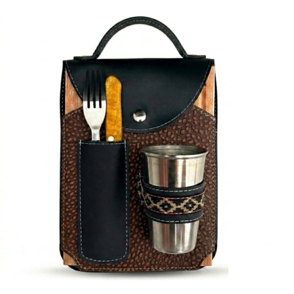 Set de Asado con Vaso