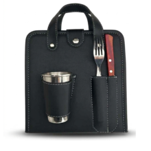 Set de Asado Rigido con Vaso
