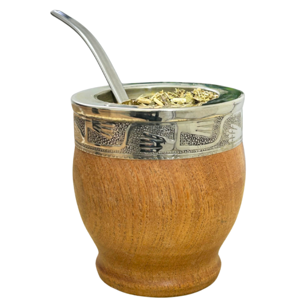 Mate imperial algarrobo, virola alpaca