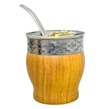 Mate imperial algarrobo, virola acero