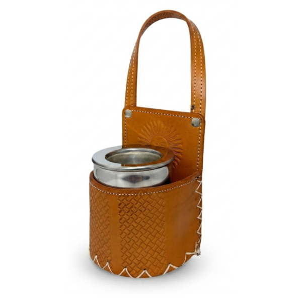 Porta mate Cuero