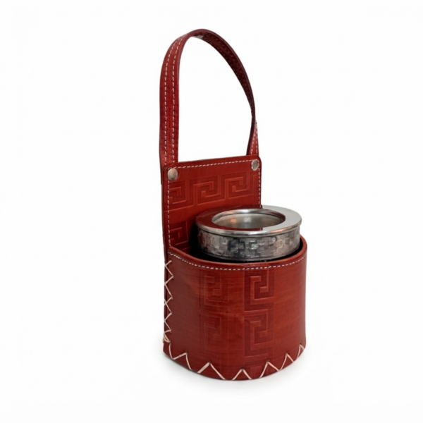 Porta mate Cuero
